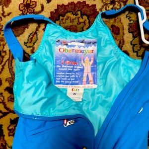 Girls obermeyer blue ski pants